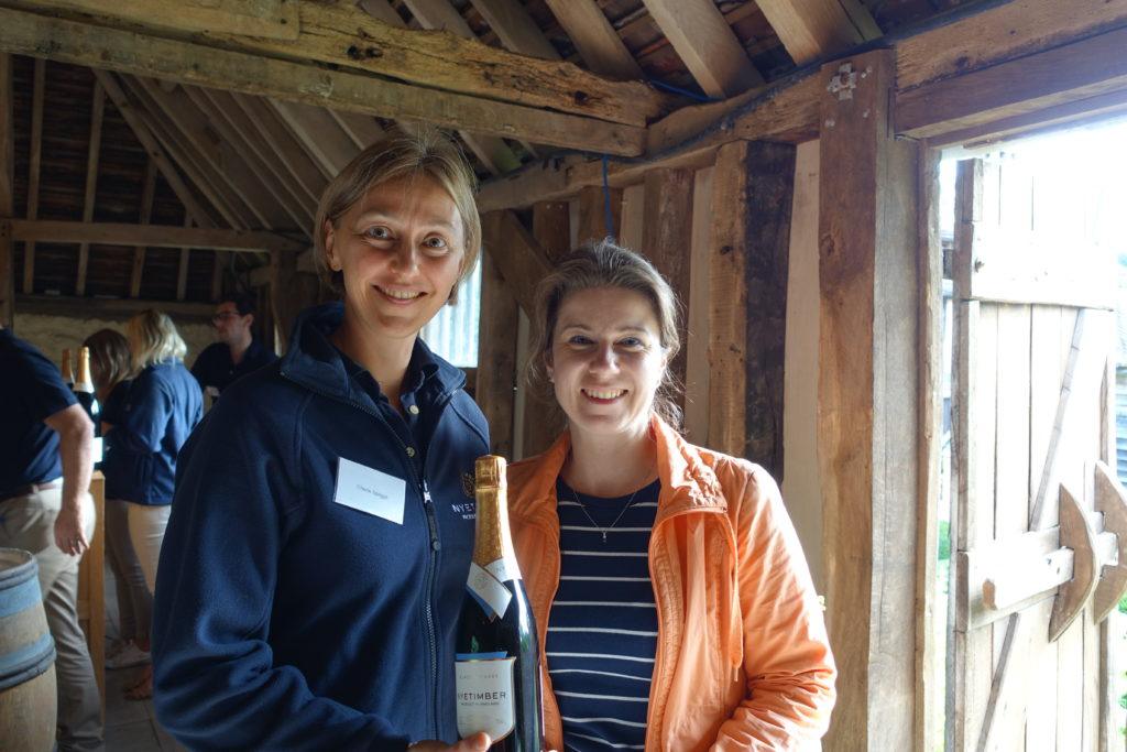 Mirela Mart and Nyetimber winemaker Cherie Spriggs