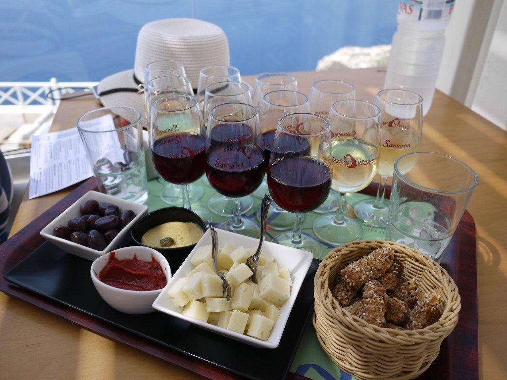 Santo Wines 12 wines tasting flight