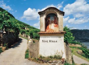 Ried Klaus landmark. One of the best vineyard sites in Wachau, which Jamek acquired in 1959.