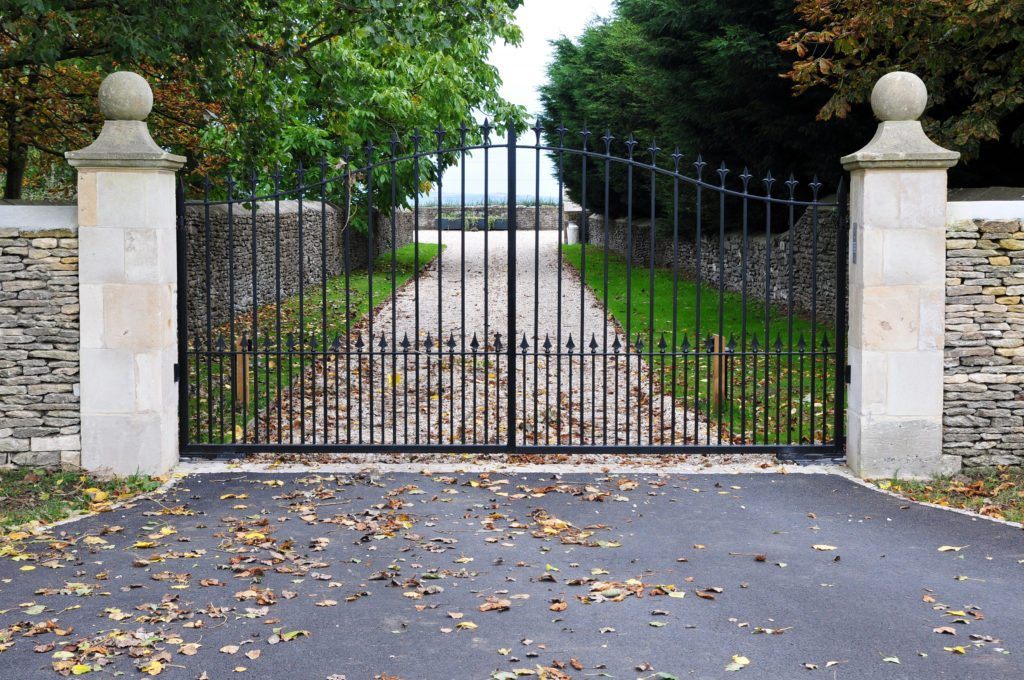 Gate to winery